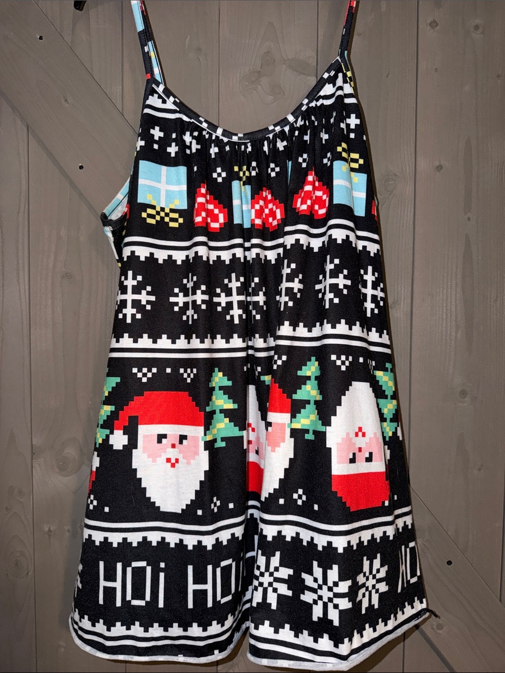 Element 2X Holiday Pixel Pattern Sleeveless Top